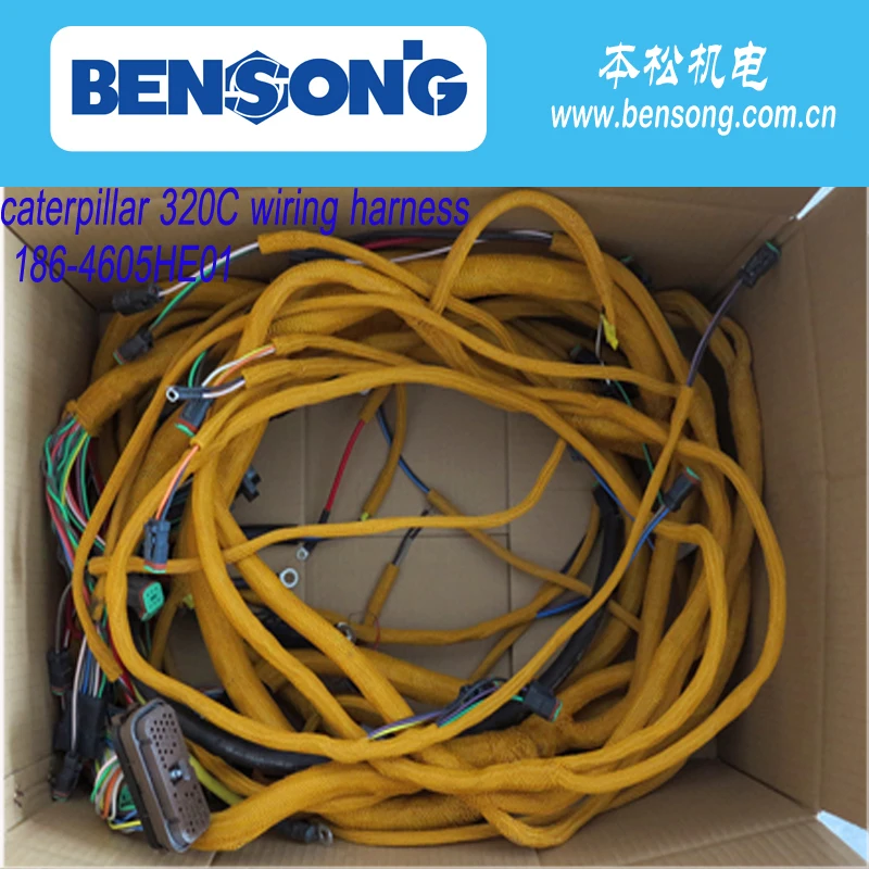 186 4605HE01 жгут проводов для CAT 320C engine bensong|harness dress|wiring harness autoharness kit |
