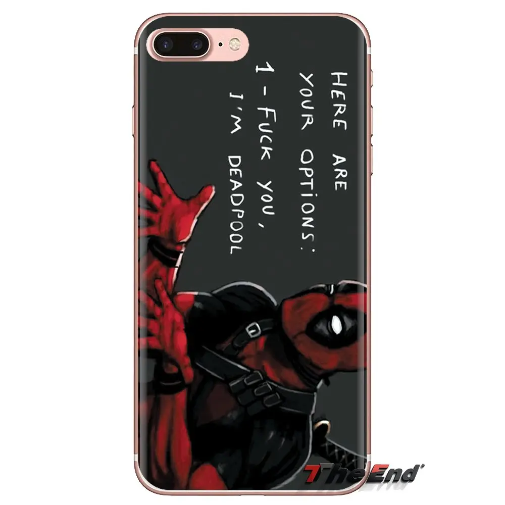 Marvel Avengers Superhero Deadpool TPU Shell Covers For Xiaomi Mi4 Mi5 Mi5S Mi6 Mi A1 A2 5X 6X 8 9 Lite SE Pro Max Mix 2 3 2S |