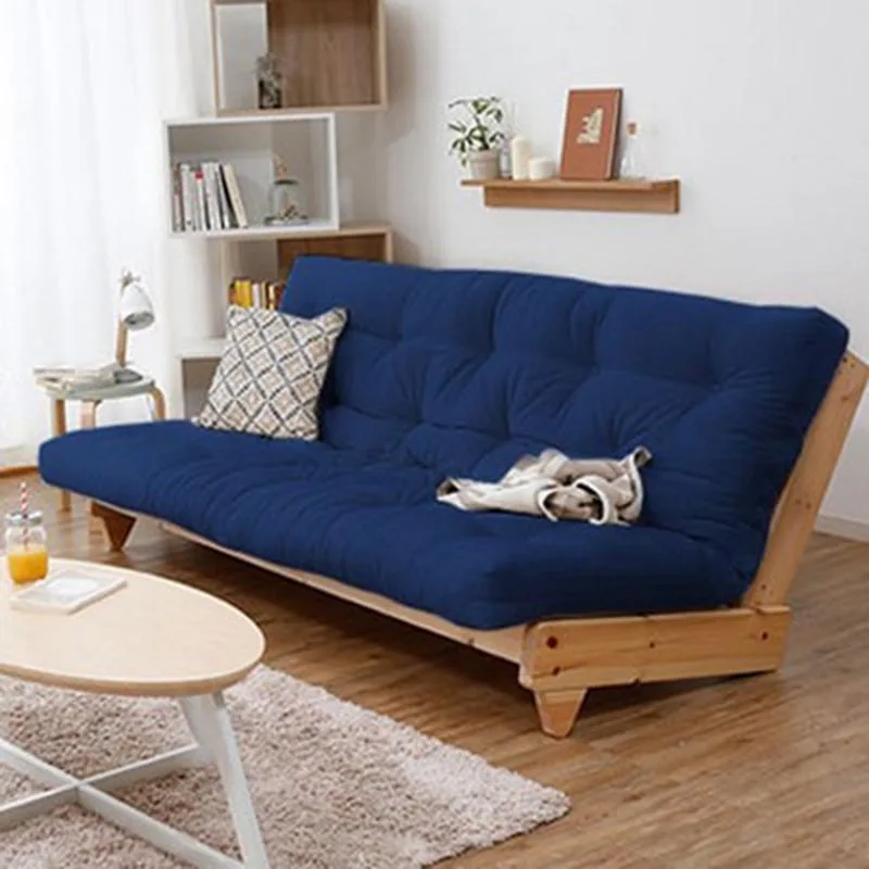 Nordic складной диван-кровать твердой древесины японские ткани моющиеся IKEA типа