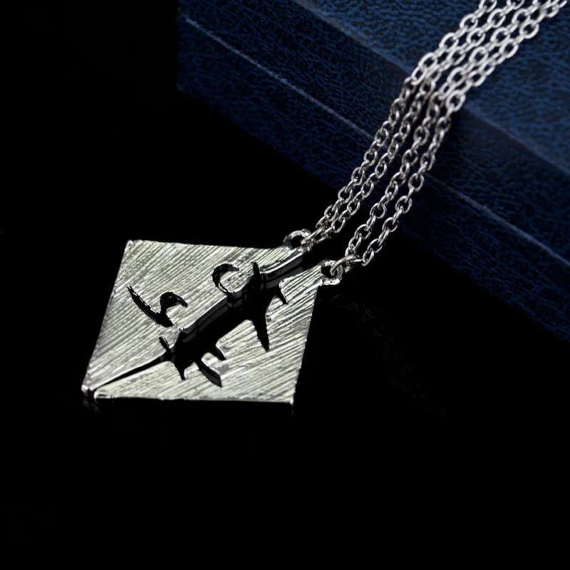 

The Mortal Instruments City of Bones Paired Necklace for Women Men Pendant Choker Jewellery Necklaces for Teen Girls