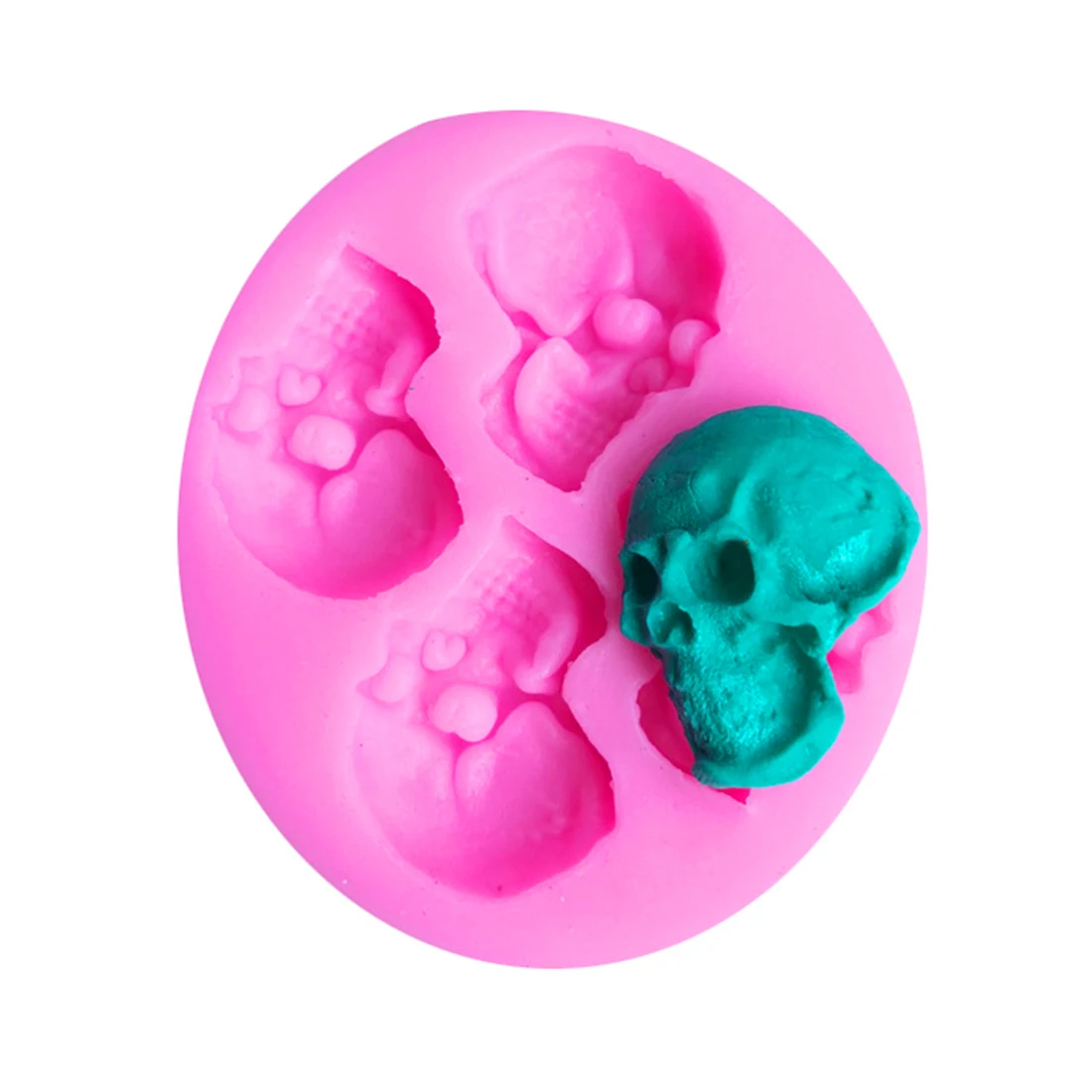 1 шт. силиконовая форма для выпечки в виде черепа|baking pan|cake stencilskull shape |