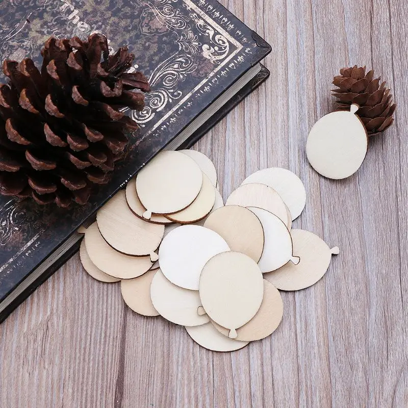 25 шт. деревянные воздушные шары|Поделки из дерева| |