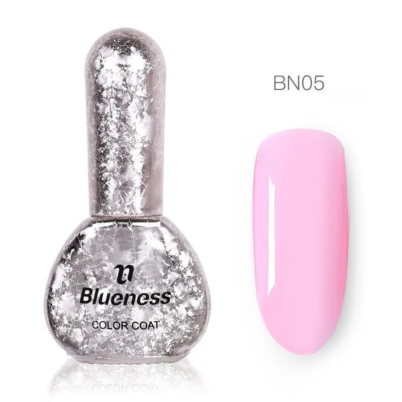 BN05 Blueness 6 мл Гель-лак для ногтей розовая серия 12 чистый цвет лак для ногтей долговечный впитывающий полигель для ногтей художественные талисманы - Цвет: BN05