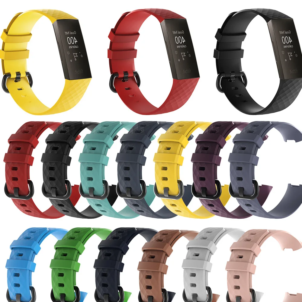 

Силиконовый бриллиантовый браслет для Fitbit Charge 3
