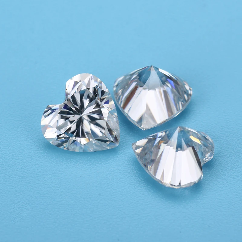 

Cheestar Gems Loose moissanites stone GH color Heart shape 7*7mm 1ct Moissanites gemstones Syntheti diamonds stone High quality