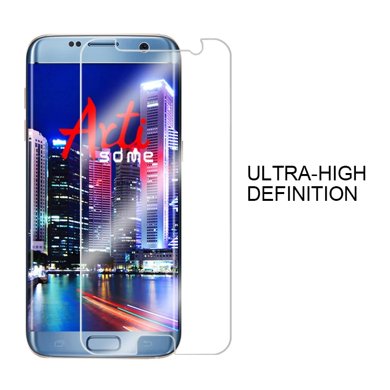 ARTISOME For Samsung Galaxy S7 Screen Protector Tempered Glass Transparent HD Ultra-thin G9300 Film | Мобильные телефоны и