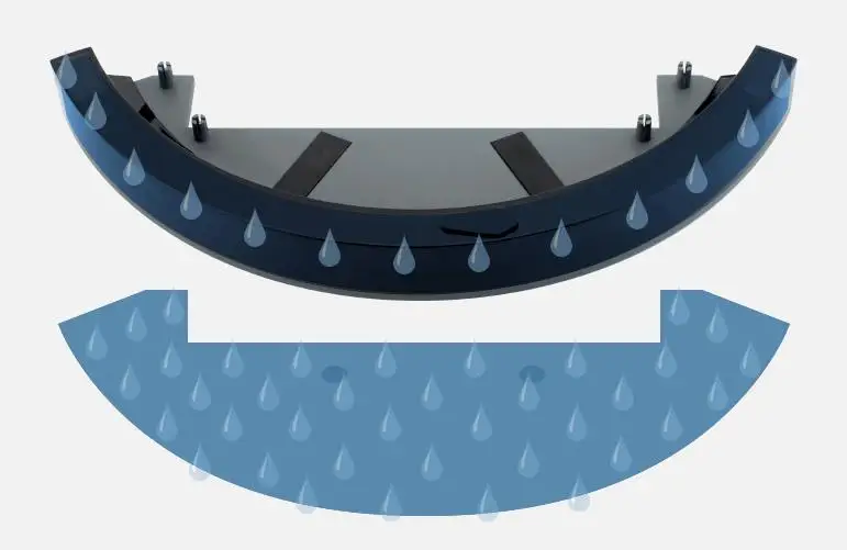 Продвижение авто напольный очиститель с 300 мл резервуар для воды робот пылесос