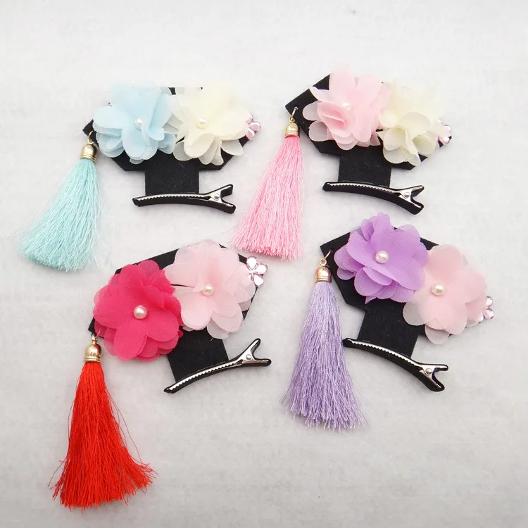 20 шт. китайский Телевизор жемчужные Заколки принцессы для волос девочек мини