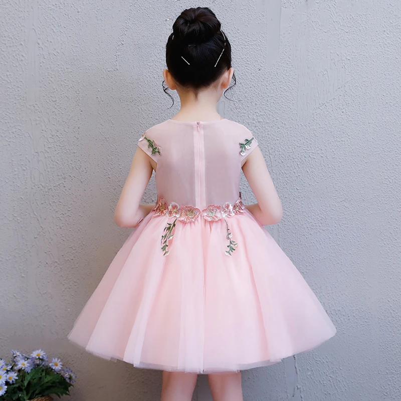 Церемониальные платья детская одежда для девочек платье на день рождения