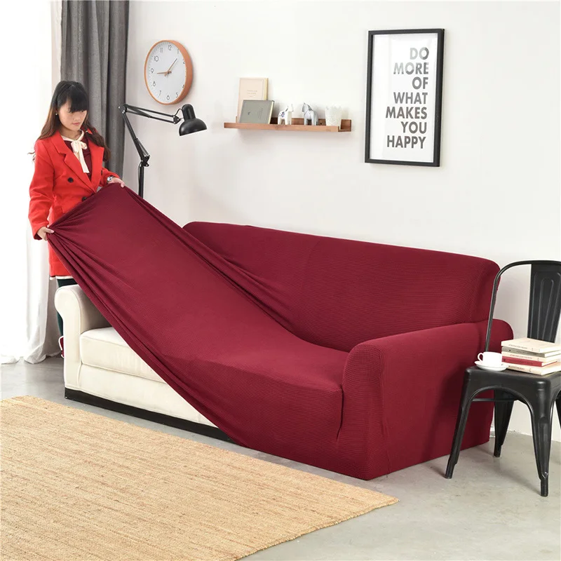 Чехол для дивана эластичный 100% полиэстер/хлопок растягивающийся чехол полотенце
