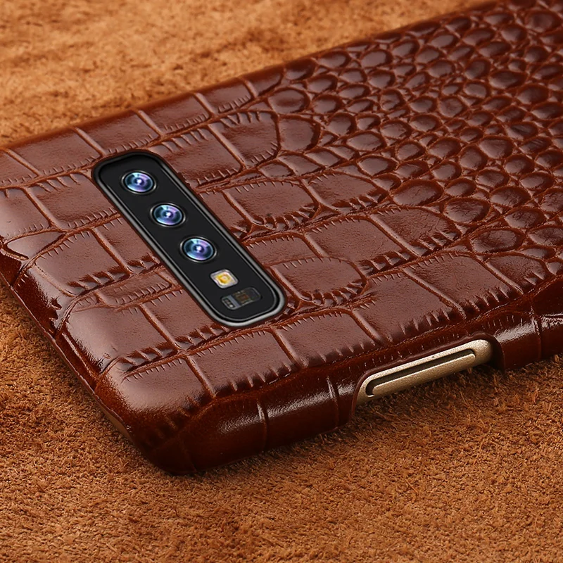 Мобильный телефон из натуральной кожи чехол для Samsung galaxy S10 Plus S20 Ultra S7 S8 S9 A50 A70 A10 A40
