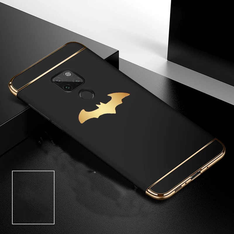 BFOLLOW Batman Case for Huawei Mate 20 / Lite Pro 3 in 1 Hard PC Matte Back Cover Coque |