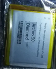 Фото 2700 мАч/10.26Wh 3 8 в BAK V406075P Сменный аккумулятор для Archos 50 Diamond встроенный