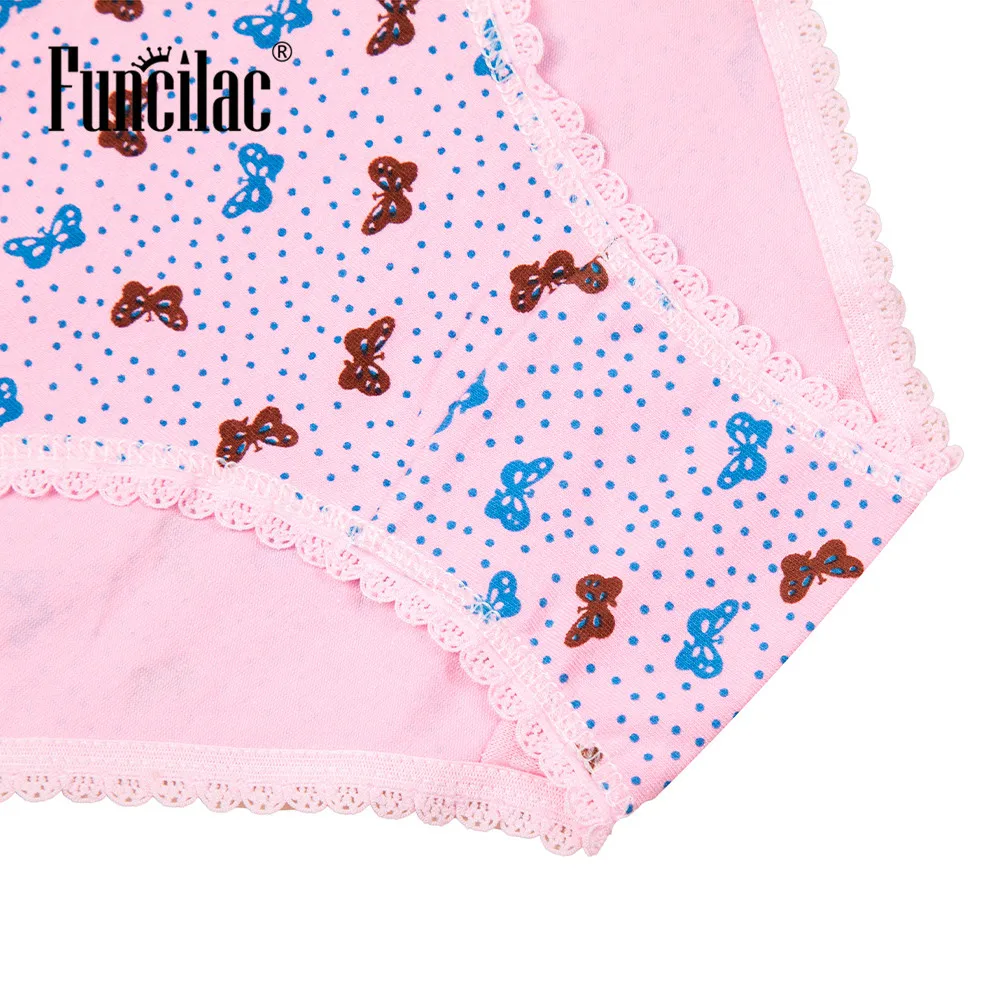 Женские бесшовные трусики FUNCILAC хлопковые шорты больших размеров 5 шт./лот|Женские