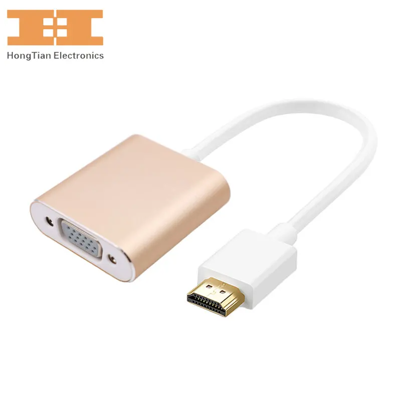 HDMI VGA Кабель адаптер 1080 P HD ТВ scheda Видео Аудио Мужской женское конвертер кабели для