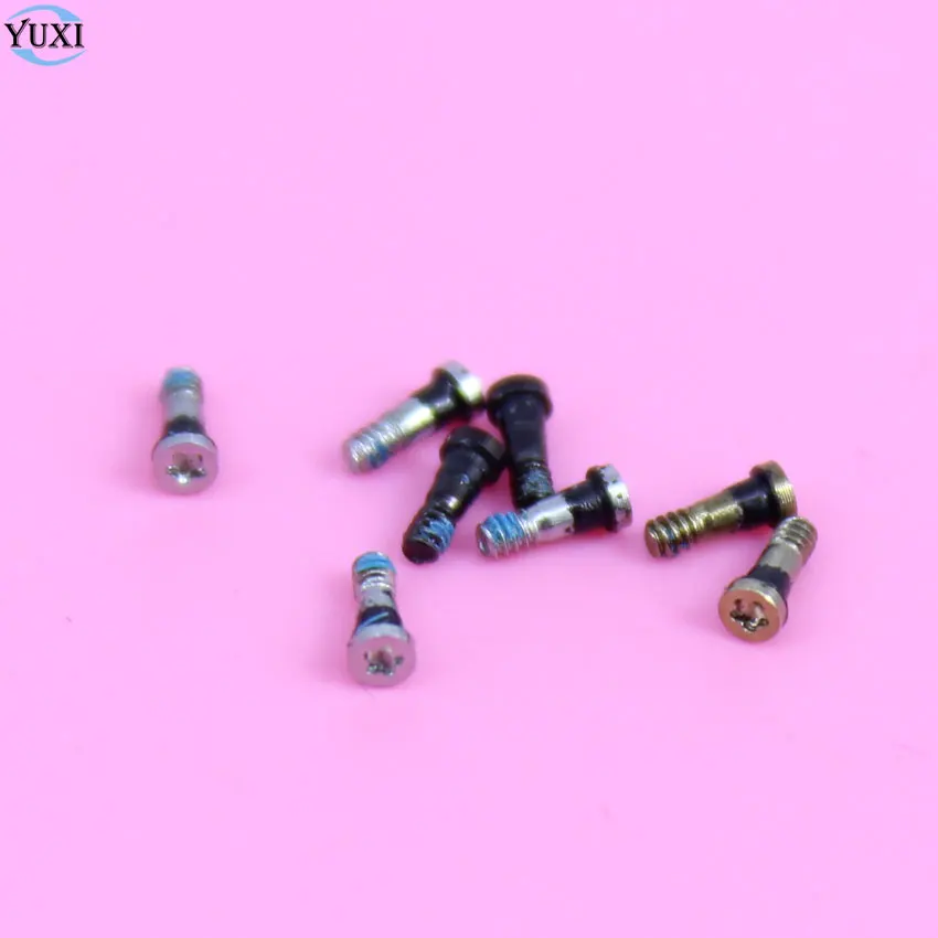 YuXi 8 шт./лот задняя крышка винт для iPhone 7 Новый нижний док-разъем пять звезд Pentalobe