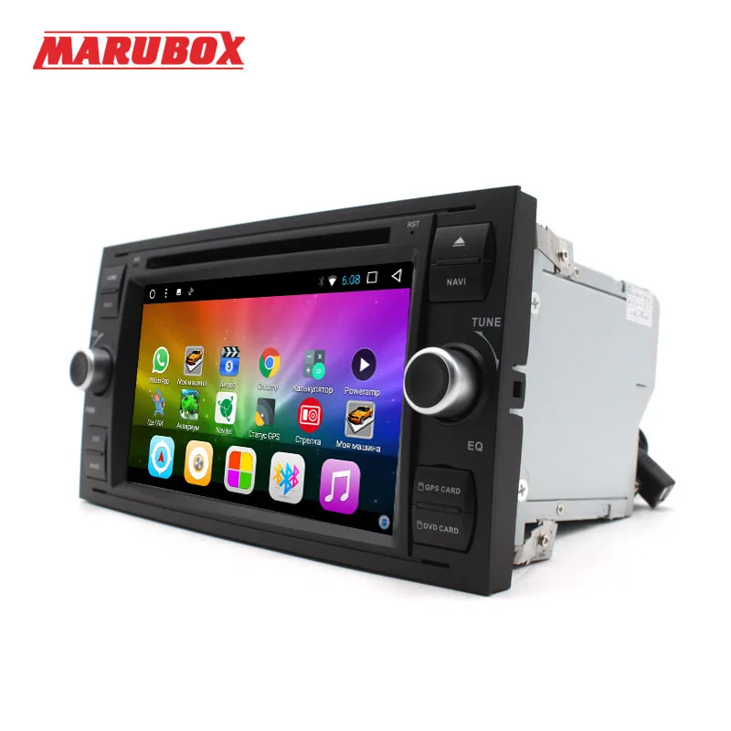 MARUBOX 2 Din Android 8 1 для Ford Focus 2008 2011 Fiesta Mondeo Transit C Max 7 &quotGPS Navi Стерео Радио автомобильный