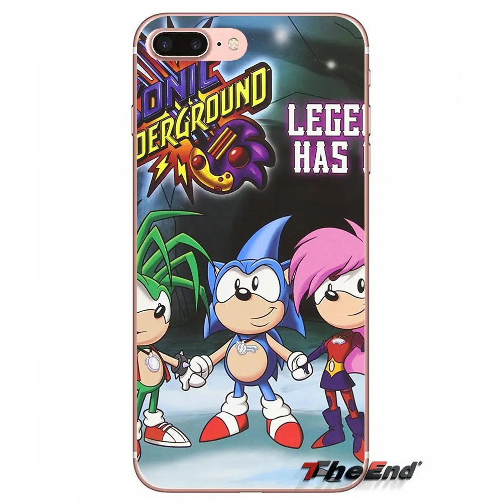 Sonic зубная щётка подземный Ежик Мягкий ТПУ чехол для iPhone X 4 4S 5 5S 5C SE 6 6S 7 8 плюс samsung