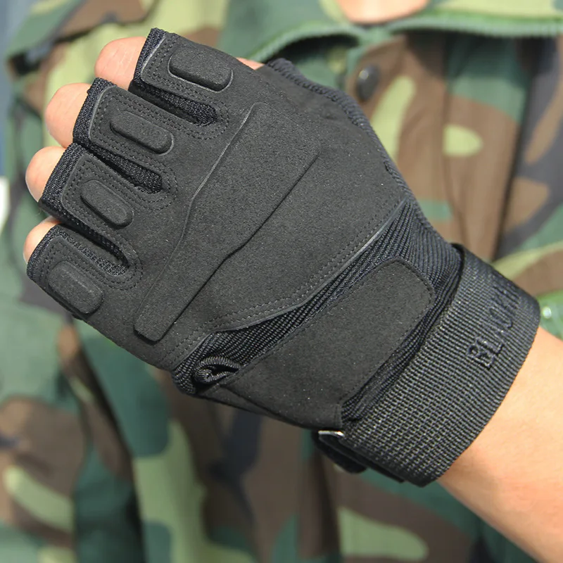 Мужские перчатки на полпальца тактические альпинистские противоскользящие для