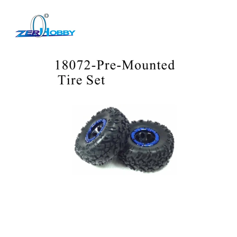 

HSP RACING RC CAR ACCESSORIES PARTS NO. 18072 PRE-MOUNTED TIRE SET FOR 1/10 ELECTRIC OFF ROAD ROCK CRAWLER 94180 94180T2