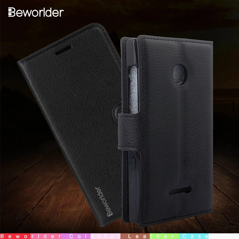 Кожаный чехол Beworlder для Microsoft Lumia 435 532 кошелек Модный Цветной Чехол книжка