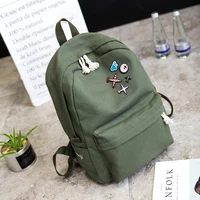 canvas backpacks 2018 student fashion large female travel backpack for school supplies girls casual fabric shoulder bag nb023