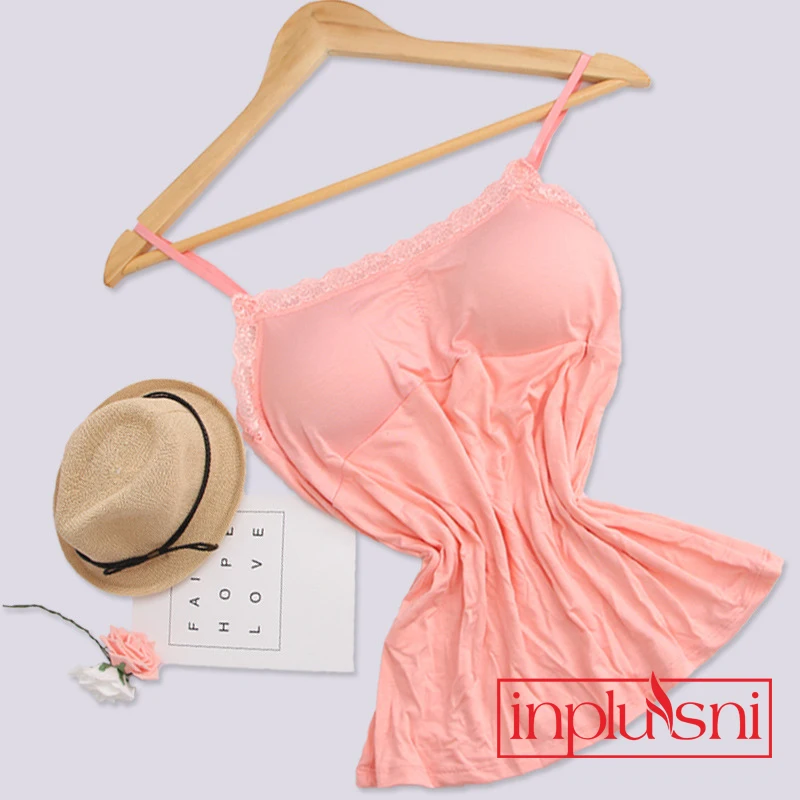 Inplusni женский жилет майка высокого качества Женская Сексуальная кружевная топ из