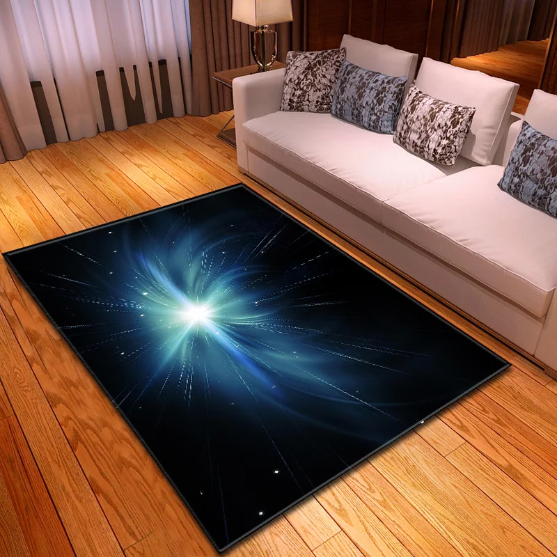 Креативные цветные ковры с 3D принтом для гостиной спальни коврики большого