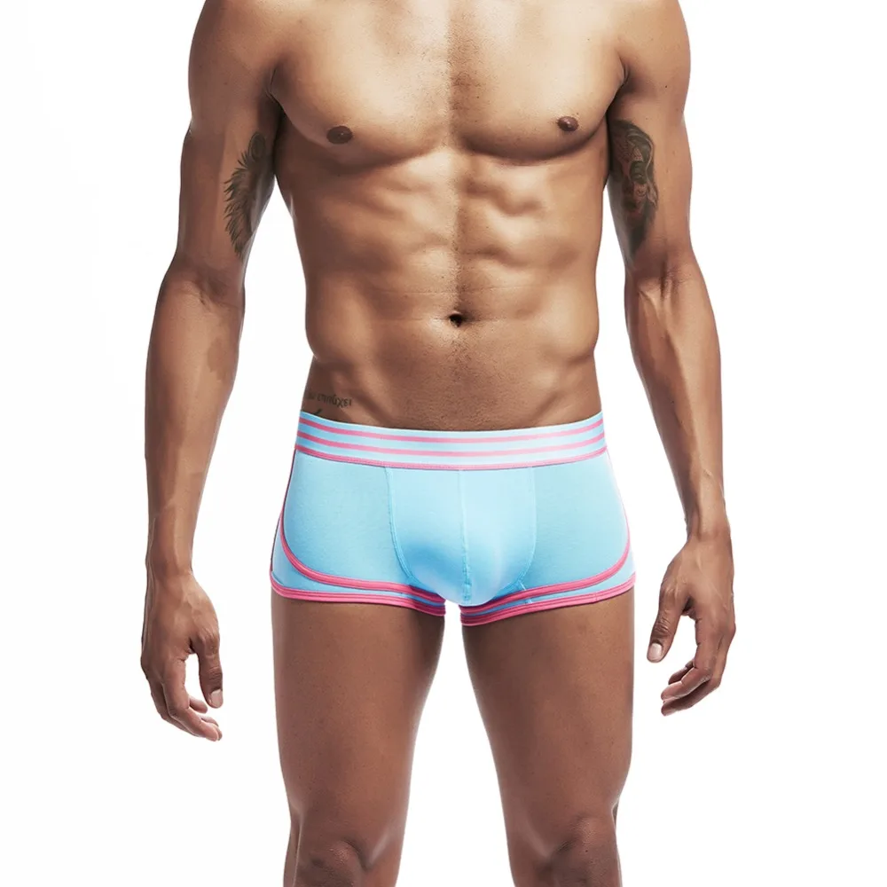 BSHETR новый стиль мужское нижнее белье мужские боксеры хлопок сексуальное трусы