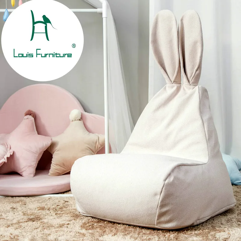 

Louis fashion children's Beanbag sofa cartoon girl Princess cute baby single boy game