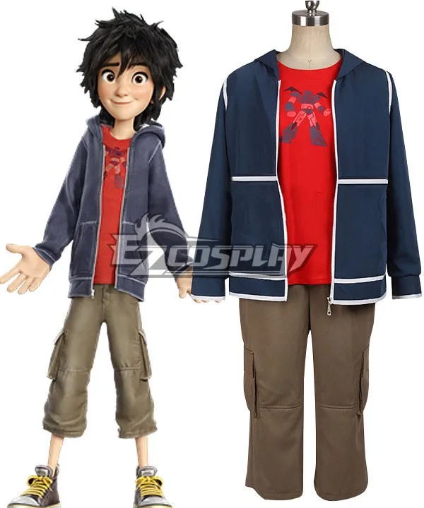 Hiro Cosplay Big Hero 6 Hamada Costume E001 | Тематическая одежда и униформа