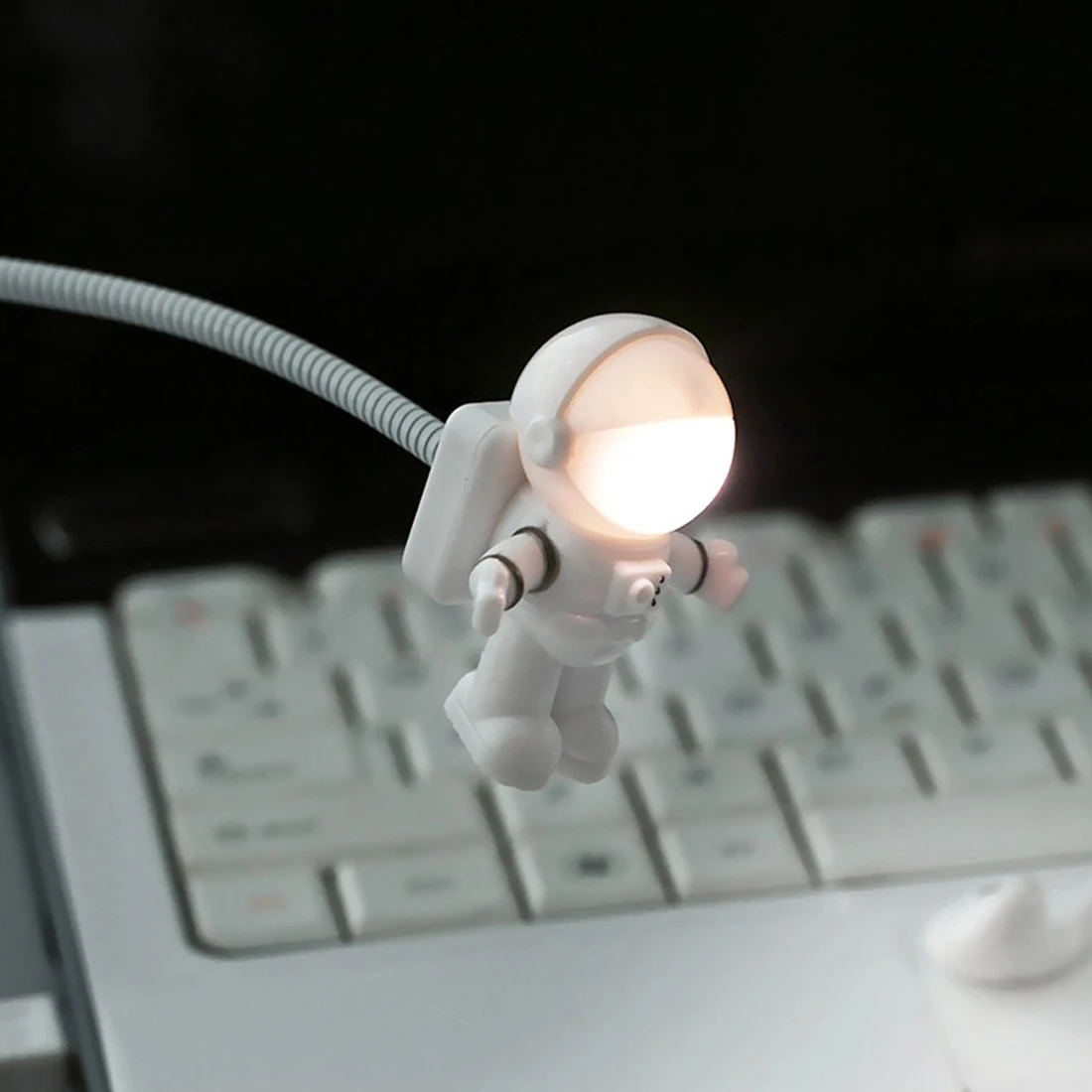 Cute Astronaut Style Computer USB Light Lamp Flexible Bulb for Laptop PC Reading Accessories Tablet | Компьютеры и офис