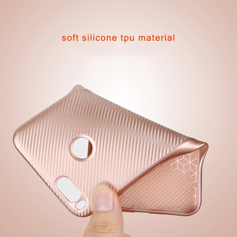 Carbon fiber silicone case for xiaomi mi a1 mia1 funda coque hoesje soft tpu cover xiomi mi5x 5x kryt tok etui carcasa kilifi |