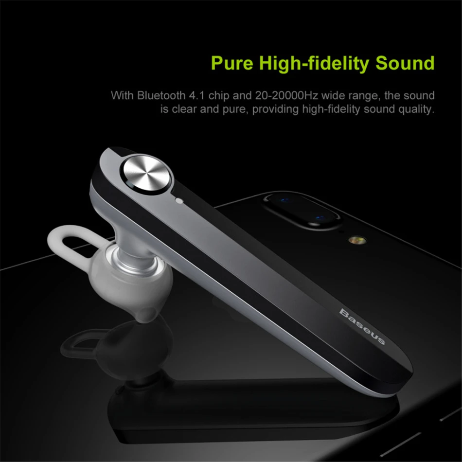 Baseus A01, Bluetooth наушники, беспроводные наушники с ушным крюком, гарнитура, V4.1, Bluetooth, автомобильные наушники, гарнитура для системы iP Android