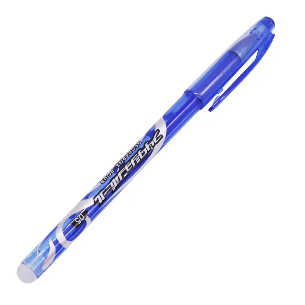 blue 36 pcs 36 шт 0,5 мм волшебная ручка стираемая ручка красная синяя черная запасная дополнительная Студенческая канцелярская ручка офисная Электроника - Цвет: blue 36 pcs