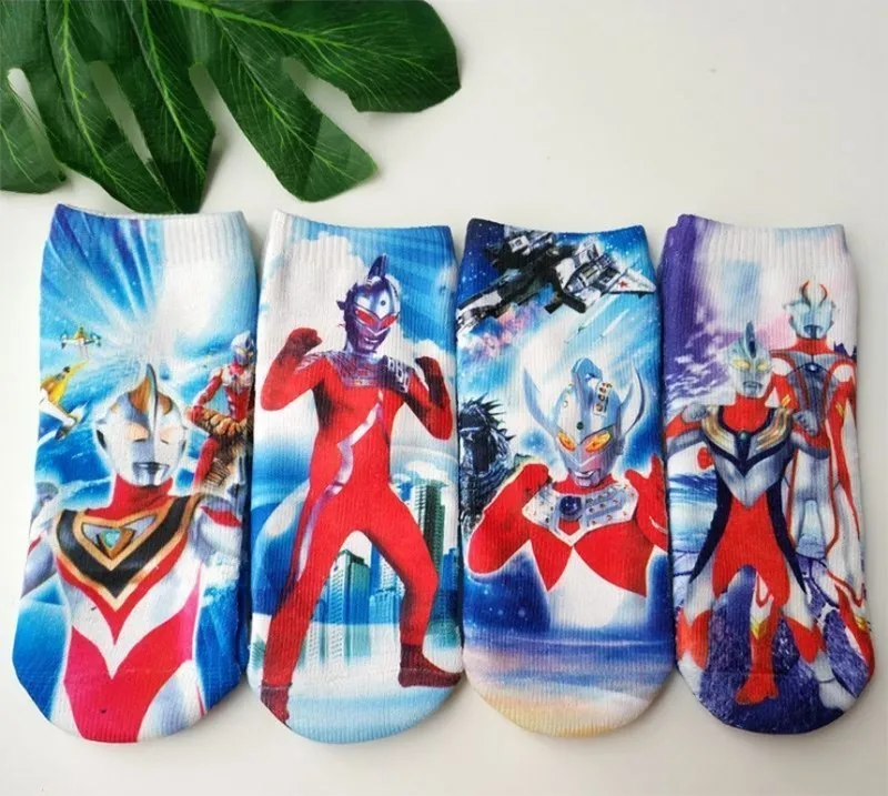 4 пары/детские носки hero с Микки-Маусом для детей с человеком пауком Супермен, Супергерой для мальчиков с персонажами из мультфильмов, Marvel Человек-паук для мужчин Капитан Америка