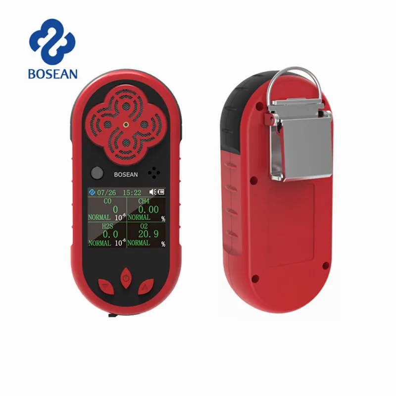 4 в 1 газовый анализатор CO O2 H2S кислородный моноксид углерода горючих газов