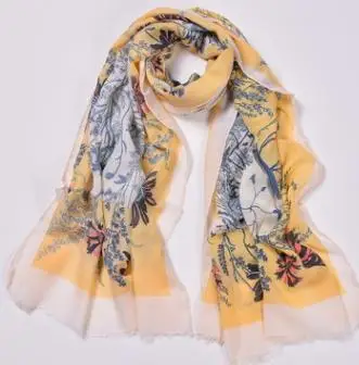 yellow Новые модные хлопковые шарфы с цветочным принтом шаль Длинный Цветочный бахрома мусульманский широкий шарф хиджаб шарф 6 цветов 10 шт./партия - Цвет: yellow
