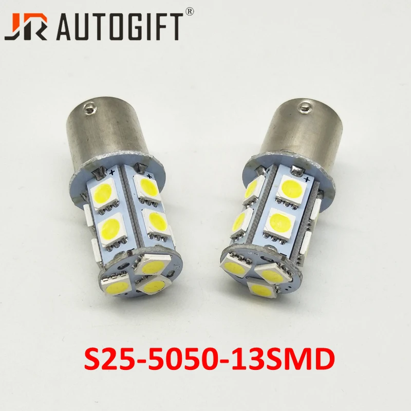 20 шт. Автомобильные светодиодные лампы 12 В 24 в 1156 1157 BAY15D P21/5 Вт 13 SMD 5050 | Автомобили и