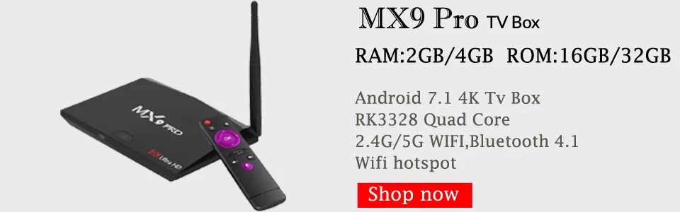 X96mini Android 7.1 X96 mini четырехъядерный Smart TV BOX ТВ Бокс 1 ГБ+8 ГБ2 ГБ+16 ГБ S905W поддерживает 2.4G беспроводной WIFI ТВ приставка+IR кабель смарт-top box