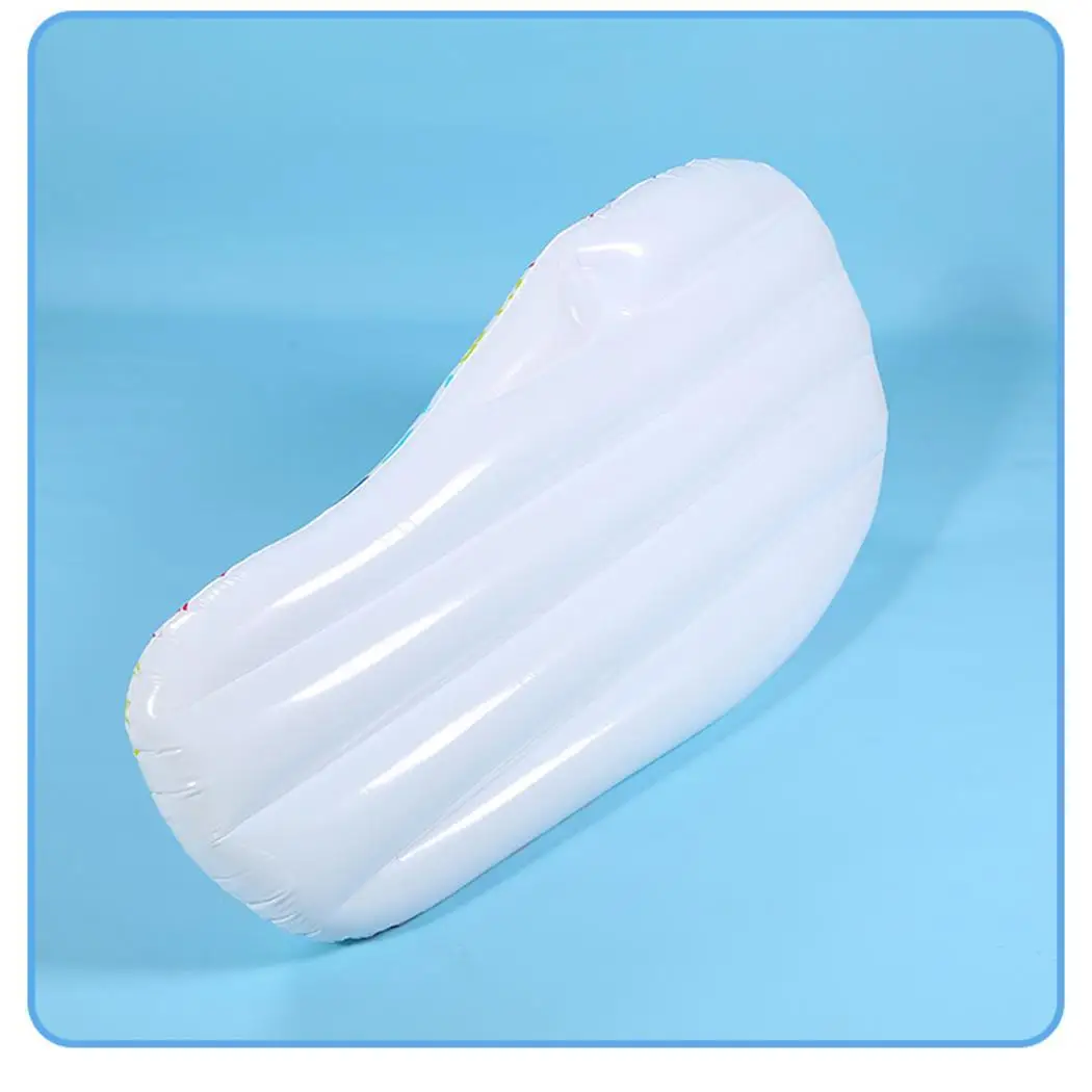 Practical Contractible Inflatable Floating Bed Outdoor Swimming Wading Print Flip Flop Shape Tool | Спорт и развлечения
