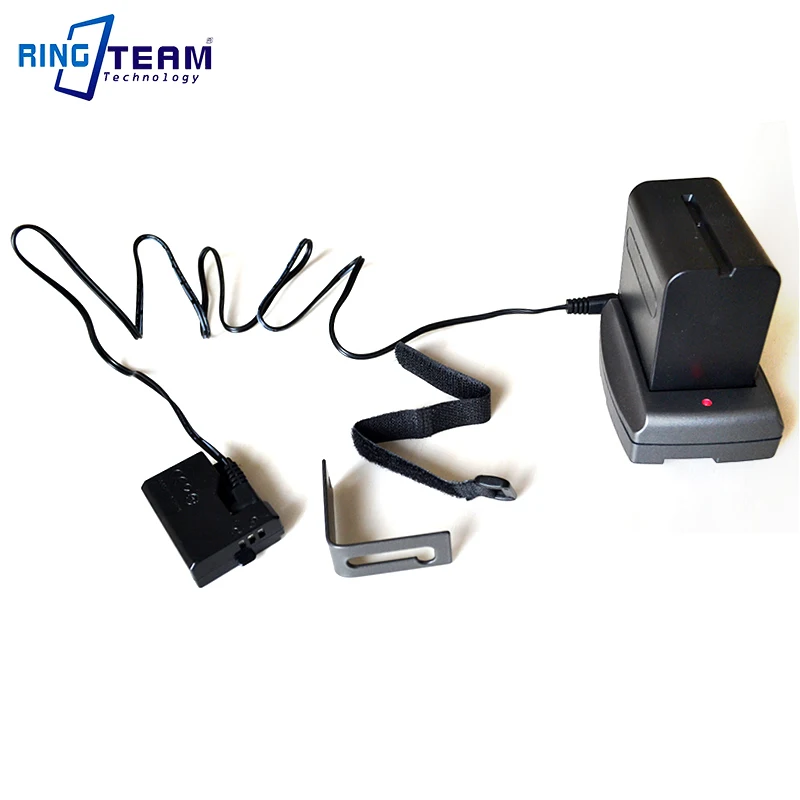 

DC Adapter NP-F Battery Holder + DR-E10 Coupler for Canon DSLR Cameras EOS 1100D 1200D 1300D 1500D 3000D Kiss X50 Rebel T3 T5 T6
