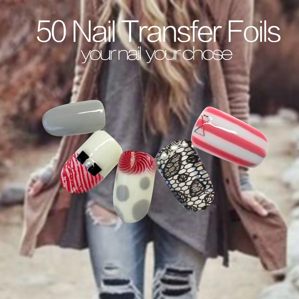Голографическая фольга на ногти наклейки для нейл арта 4*20 см|transfer sticker|foil transfernail
