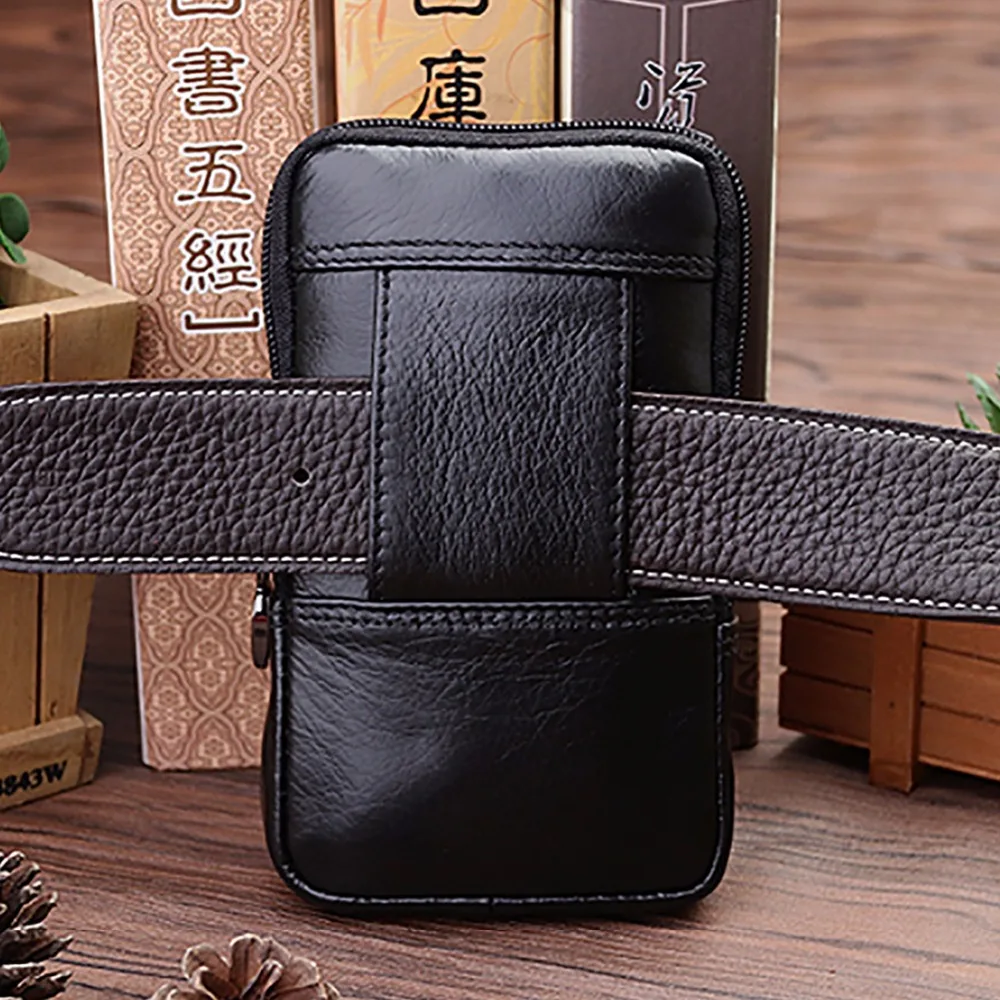 Ремень из натуральной кожи для мужчин забавная сумочка на бедро кошелек воловьей