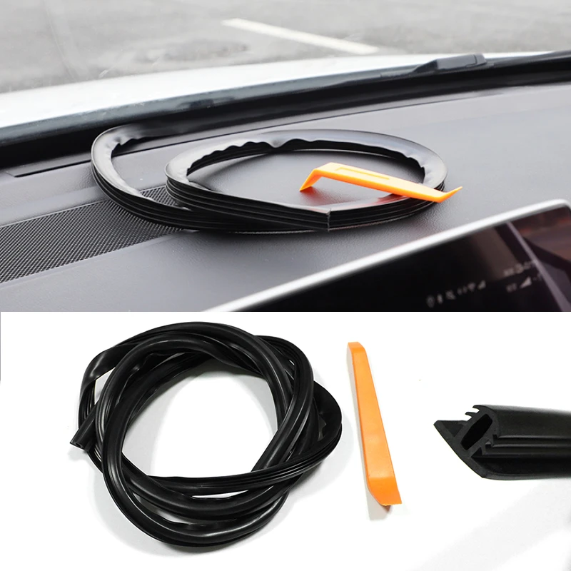 

Car Dashboard Sealing Strips For Toyota Honda Ford BMW Audi Hyundai KIA Universal Auto Rubber Seals Strip Interior Accessories