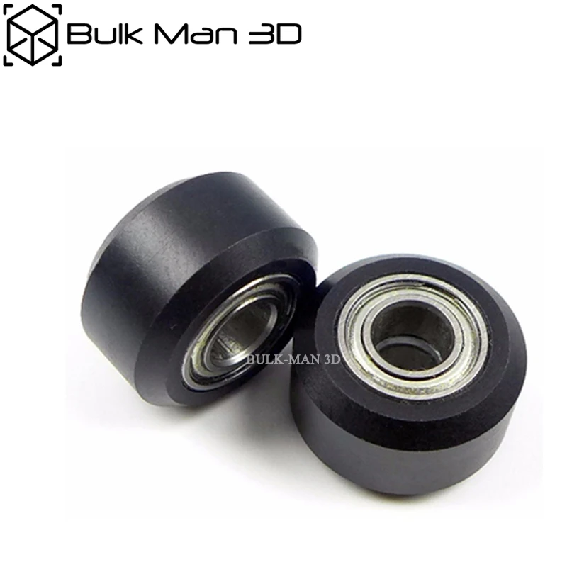 10 шт./лот Delrin Mini V комплект колес для 3D принтера слот рельса ЧПУ колесо шт.|Запчасти
