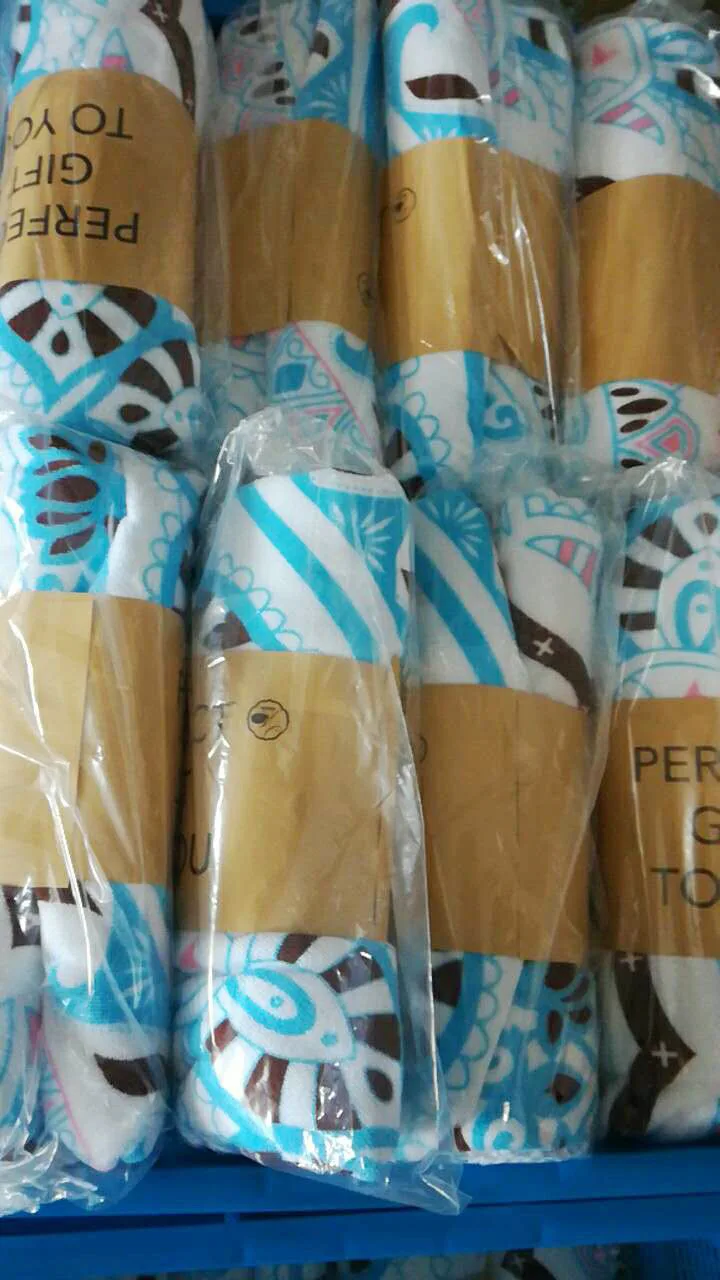 Пляжное полотенце Круглый пляжный бассейн семейное для душа одеяло из