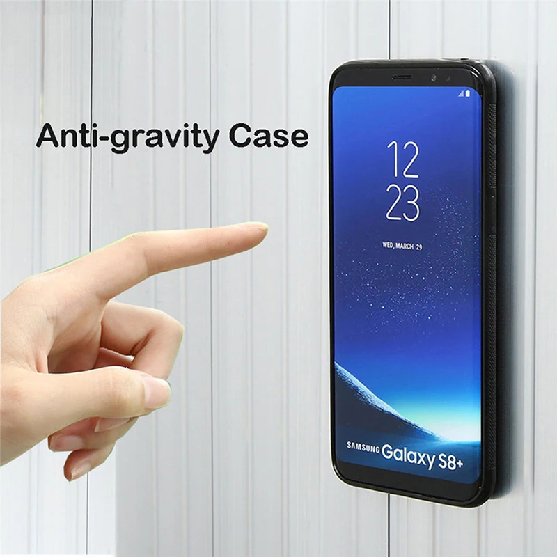 Антигравитационные чехлы для телефонов Samsung Galaxy S8 S9 Plus S6 S7 EDGE Nano всасывающий чехол