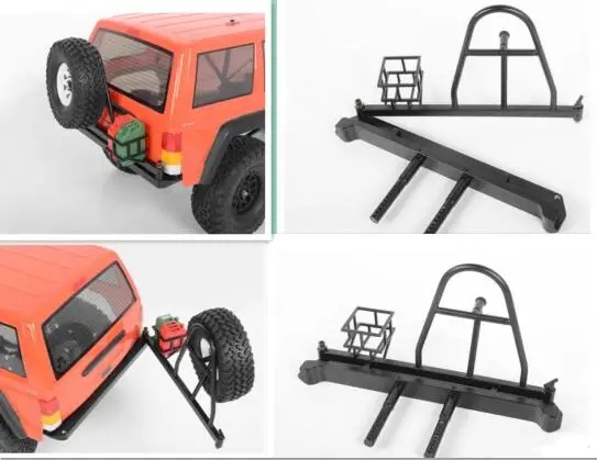 1/10 RC Rock Cralwer бампер RC8WD Жесткая Броня качели от перевозчика шин ж/держатель