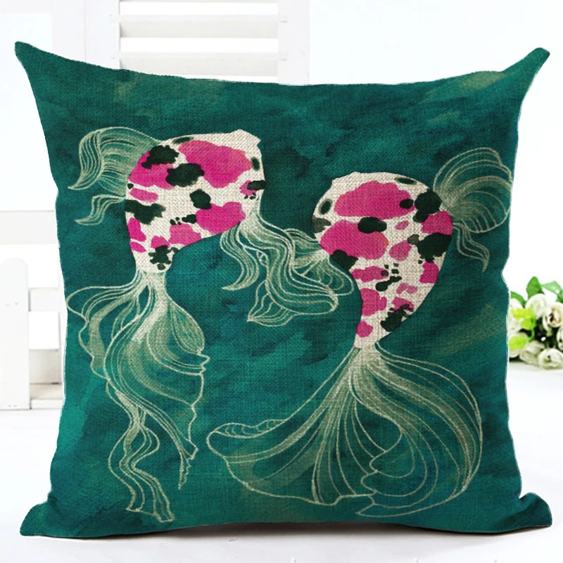 2016 мультяшный стиль животные коллажи принт домашний декор подушка для кровати